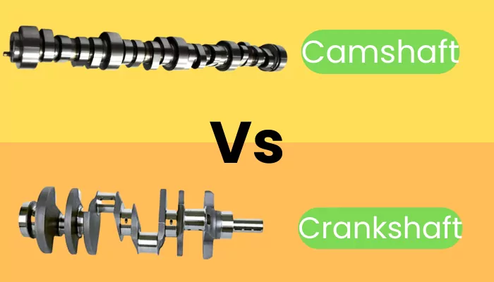 Camshaft vs crankshaft Difference