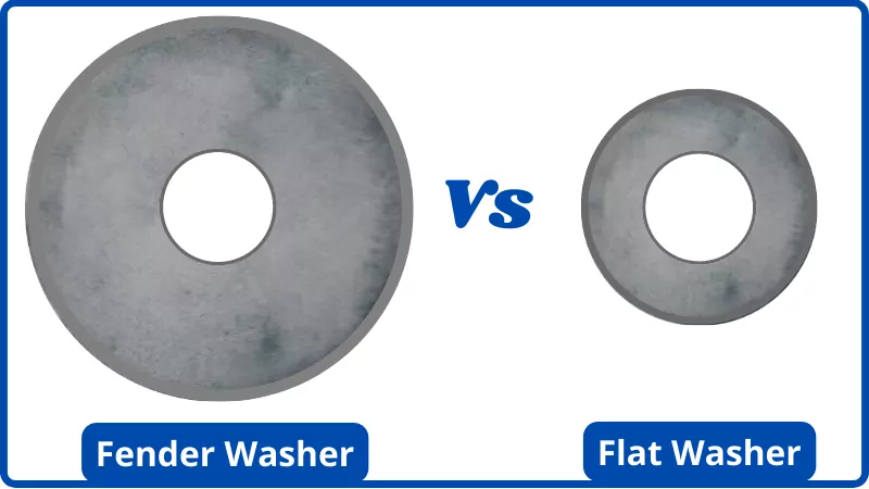 Fender washer vs Flat washer - Difference