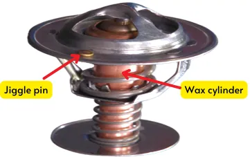 car thermostat with copper cylinder