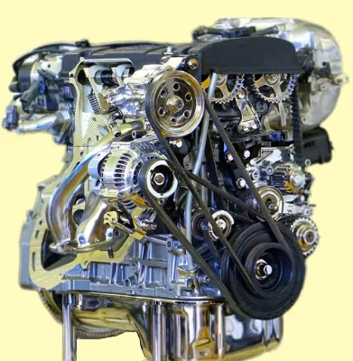 engine of the car separated