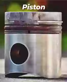 Piston in engine